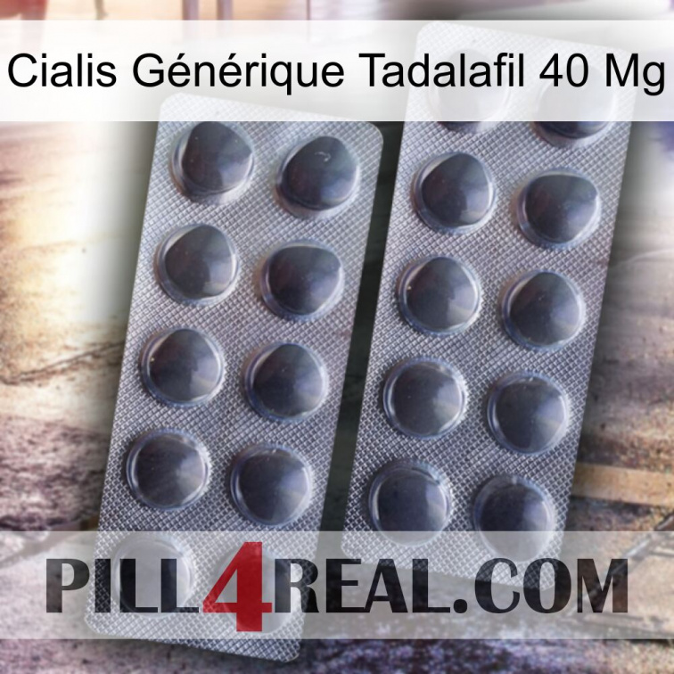 Cialis Générique Tadalafil 40 Mg 31
